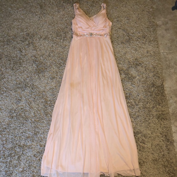 Blush pink prom/bridesmaid dress - Picture 2 of 4